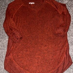 Orange quarter sleeve
